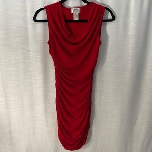 Red Rouched Dress